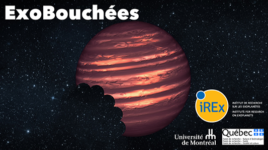 This artist's conception illustrates the brown dwarf named 2MASSJ22282889-431026. NASA's Hubble and Spitzer space telescopes observed the object to learn more about its turbulent atmosphere. Brown dwarfs are more massive and hotter than planets but lack the mass required to become sizzling stars. Their atmospheres can be similar to the giant planet Jupiter's. 

Spitzer and Hubble simultaneously observed the object as it rotated every 1.4 hours. The results suggest wind-driven, planet-size clouds.

Image credit: